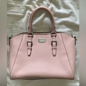 Michael Kors pink genuine leather bag